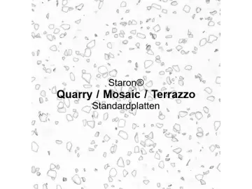 12 mm Staronplatte Quarry / Mosaic / Terazzo  Preisgruppe E Plattengröße 3680x760x12mm