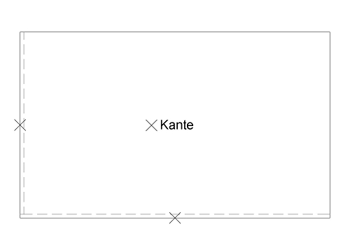 Staron Arbeitsplatte PG A Solid I mit Sonderkante