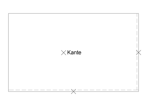 Staron Arbeitsplatte PG A Solid I mit Sonderkante
