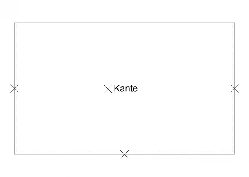 Staron Waschtisch PG A AWE mit 12mm Kante