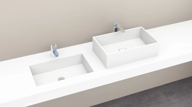 AWE 40_30 Aspen PG D Waschbecken Auf-und Unterbau