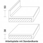 Staron Arbeitsplatte TEST PG A Solid I