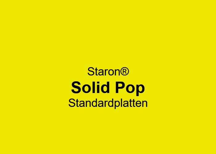 6 mm Staronplatte Solid Pop Onyx  Preisgruppe C