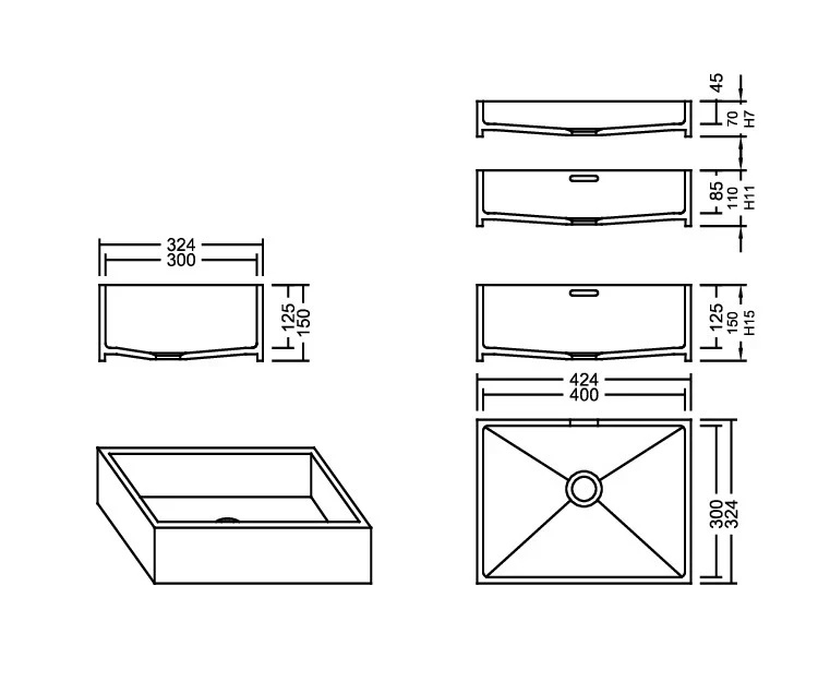 AWE 40_30 Aspen PG D Waschbecken Auf-und Unterbau