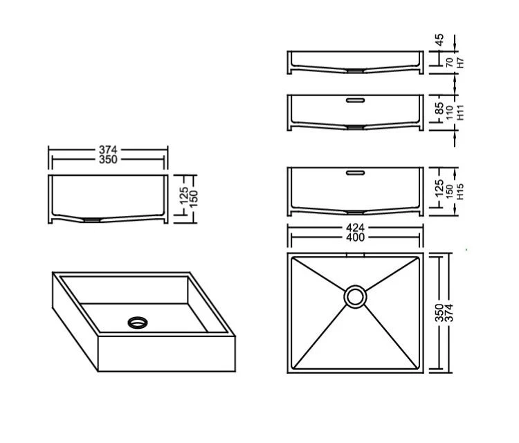 AWE 40_35 Aspen PG D Waschbecken Auf-und Unterbau