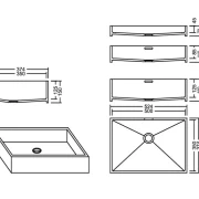 AWE 50_35 Aspen PG D Waschbecken Auf-und Unterbau