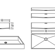 AWE 70_35 Aspen PG D Waschbecken Auf-und Unterbau