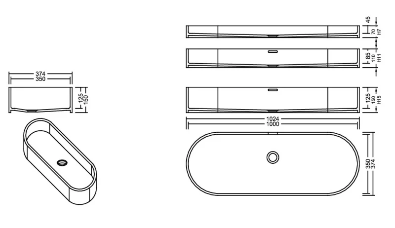 AWL 100_35 Aspen PG D Waschbecken Auf-und Unterbau
